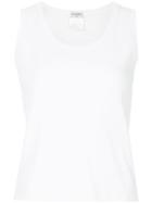 Chanel Pre-owned Embossed Logo Tank - White