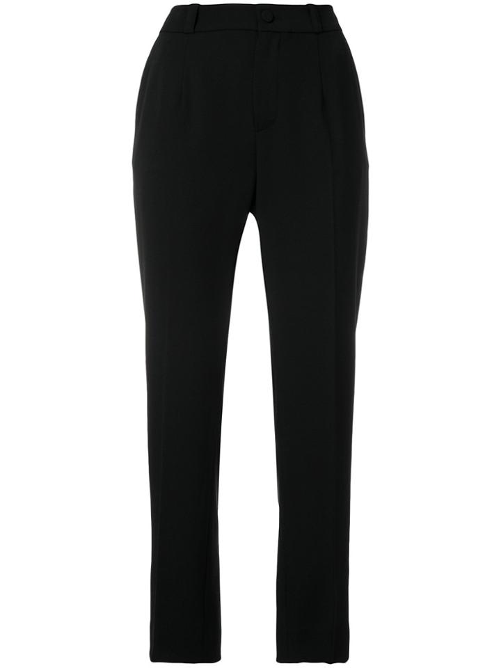 Lanvin High-waisted Tailored Trousers - Black