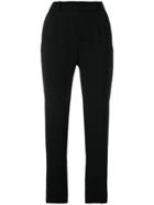 Lanvin High-waisted Tailored Trousers - Black