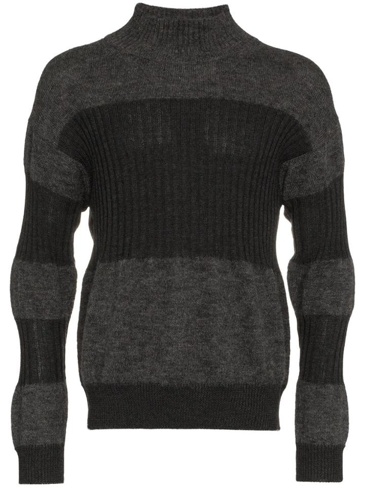 Issey Miyake Issey Knit Crw Nvy - Grey