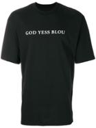 Paura Side Stripe T-shirt - Black