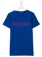Balmain Kids Logo T-shirt - Blue