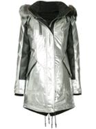 Nicole Benisti Chelsea Parka Coat - Silver
