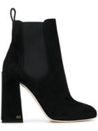 Dolce & Gabbana Heeled Ankle Boots - Black