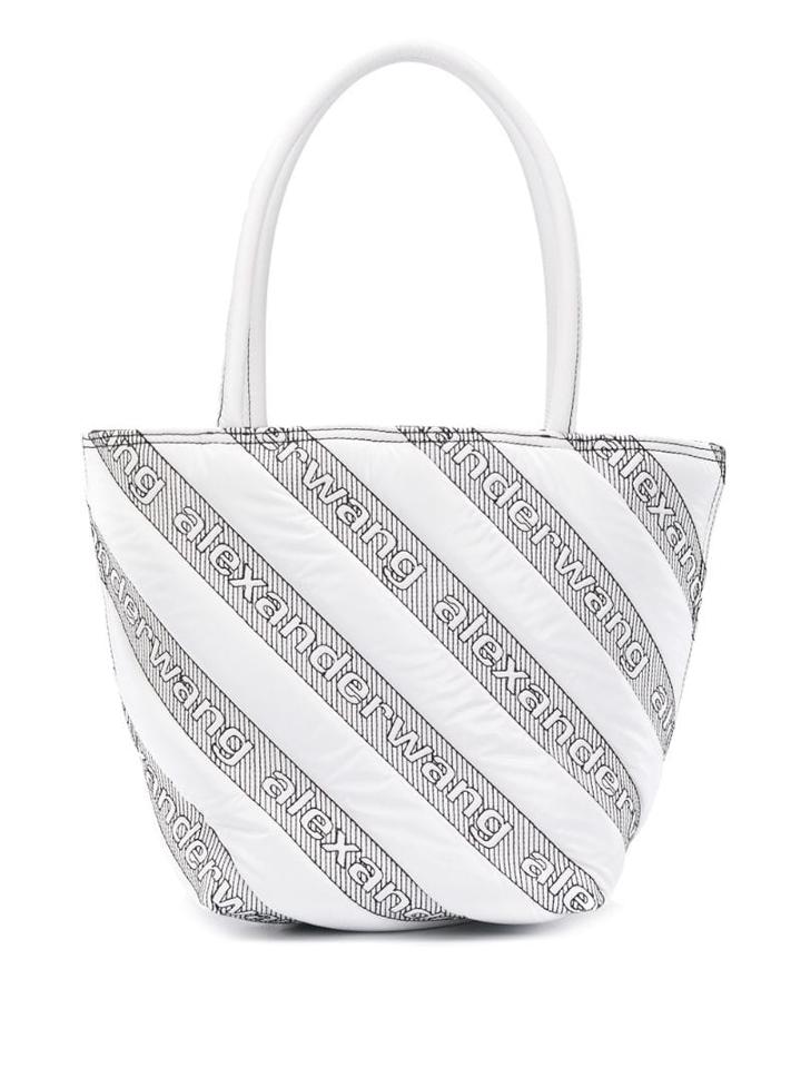 Alexander Wang Roxy Quilted Tote - White