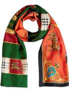 Burberry Archive Scarf Print Silk Scarf - Multicolour