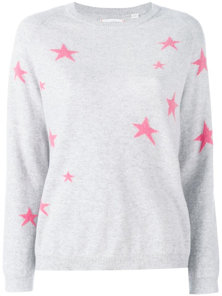 Chinti And Parker - Star Cashmere Sweater - Women - Cashmere - Xs, Grey, Cashmere