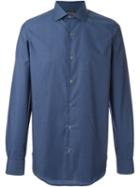 Paul Smith London Dotted Print Shirt, Men's, Size: 15, Blue, Cotton