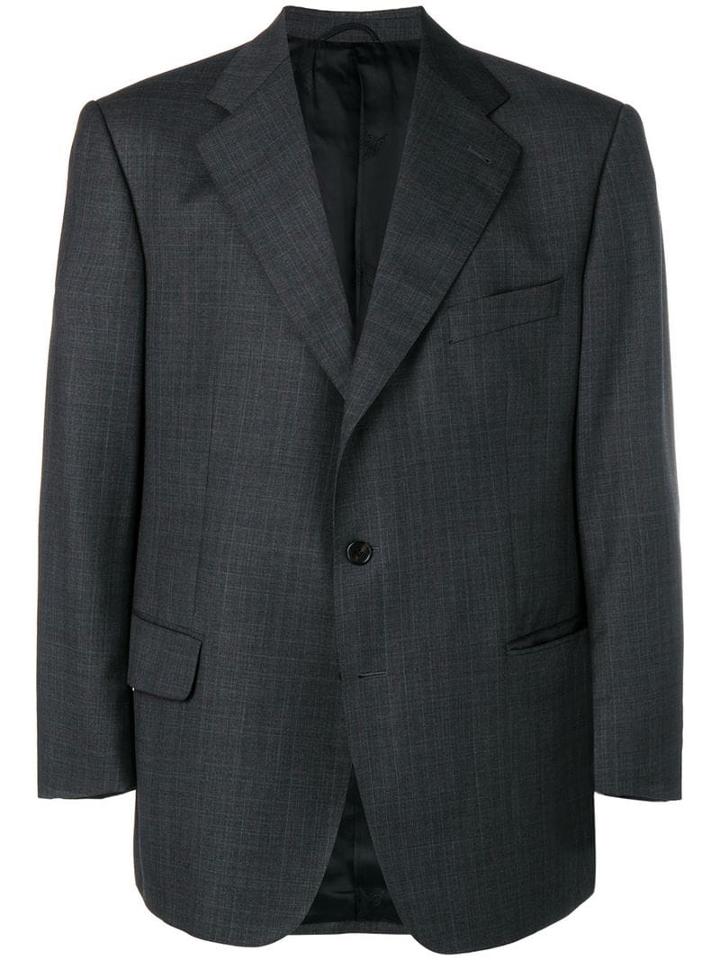 Burberry Pre-owned 1990's Prince Of Wales Blazer - Grey