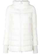 Herno - Puffer Jacket - Women - Polyamide/spandex/elastane/wool - 38, White, Polyamide/spandex/elastane/wool
