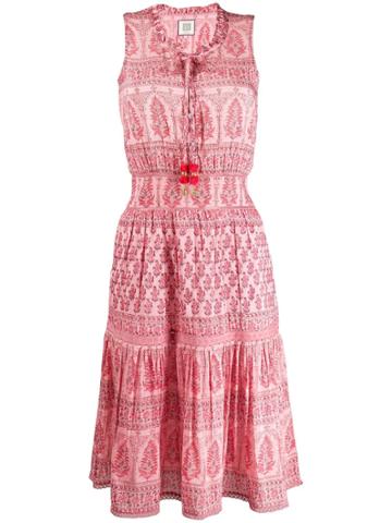 Alicia Bell Marie Floral Midi Dress - Pink