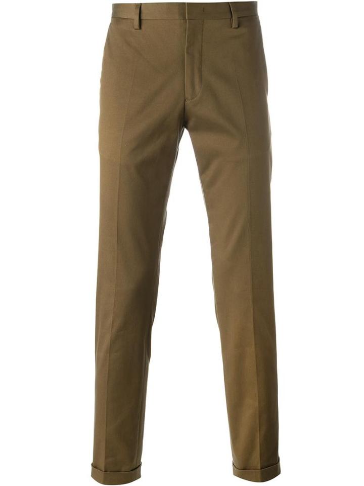 Paul Smith Classic Chinos, Men's, Size: 34, Green, Wool