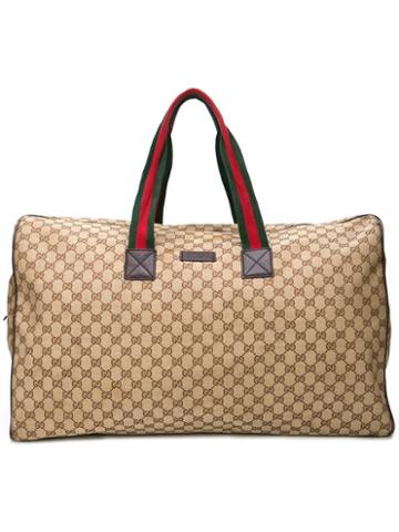 Gucci Pre-owned Monogram Duffle Bag - Brown