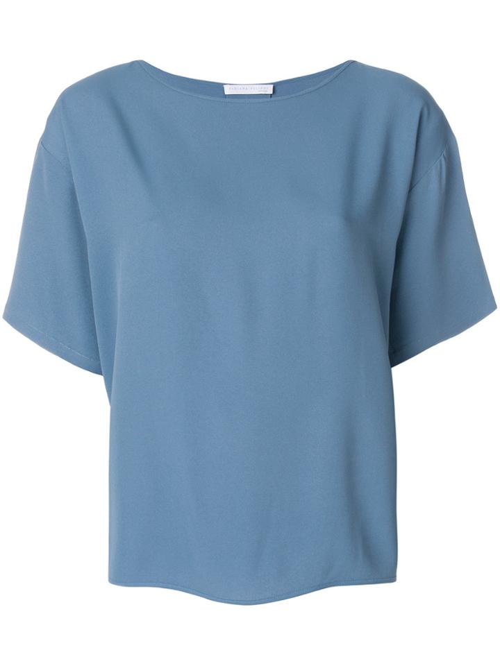 Fabiana Filippi Loose Fit Short Sleeve Top - Blue