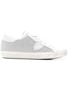 Philippe Model Studded Low-top Sneakers - White