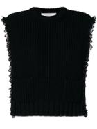 Philosophy Di Lorenzo Serafini Sleeveless Rib Knit Top - Black