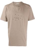 Saint Laurent Star Logo T-shirt - Neutrals