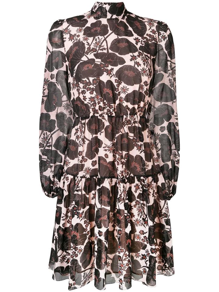 Giambattista Valli Rose Poppy Dress - Pink & Purple