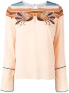 Antonia Zander Cedric Blouse, Women's, Size: Medium, Nude/neutrals, Silk