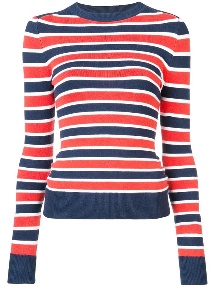 Joostricot Striped Knit Jumper - Red