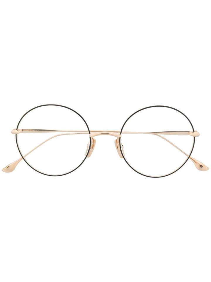 Dita Eyewear Circle-framed Glasses - Gold