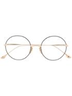 Dita Eyewear Circle-framed Glasses - Gold