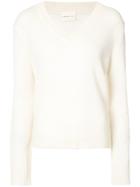 Simon Miller V-neck Jumper - White