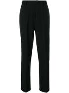 Moschino Vintage High-waisted Tailored Trousers - Black