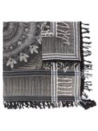 Zadig & Voltaire Tasseled Scarf, Women's, Black, Viscose