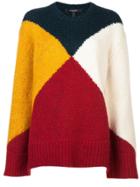 Derek Lam Colorblocked Sweater - Red