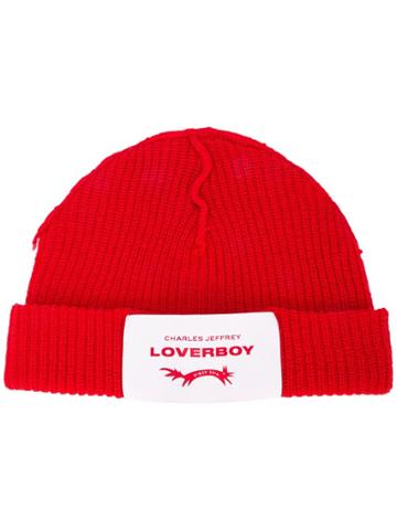 Charles Jeffrey Loverboy Loverboy Beanie Hat - Red
