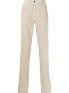 Eleventy Straight-leg Corduroy Trousers - Neutrals