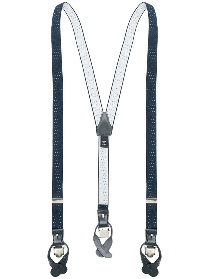 Tagliatore Spotted Braces - Blue