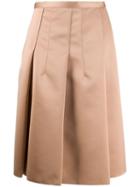 Nº21 Box Pleat Skirt - Pink