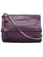 Givenchy Mini 'pandora' Crossbody Bag, Women's, Pink/purple, Leather