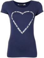 Love Moschino Heart Logo Sweatshirt - Blue