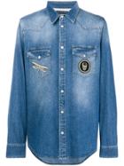 Alexander Mcqueen Faded Denim Shirt - Blue