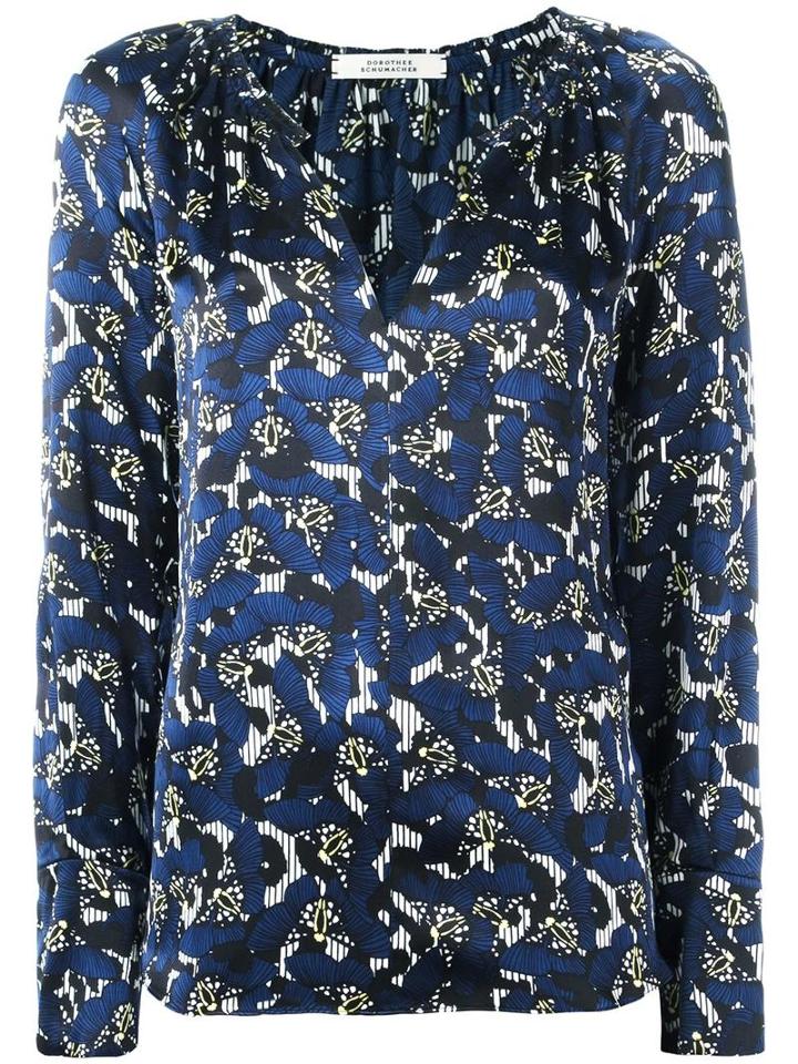 Dorothee Schumacher Floral Print Blouse, Women's, Size: 3, Silk