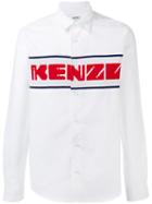 Kenzo Kenzo Knitted Shirt, Men's, Size: Large, White, Cotton
