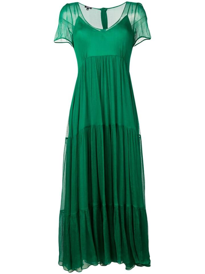 Aspesi Ruffled Dress - Green
