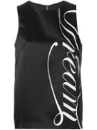 Marco Bologna Dream Print Sleeveless Top, Women's, Size: 46, Black, Polyester