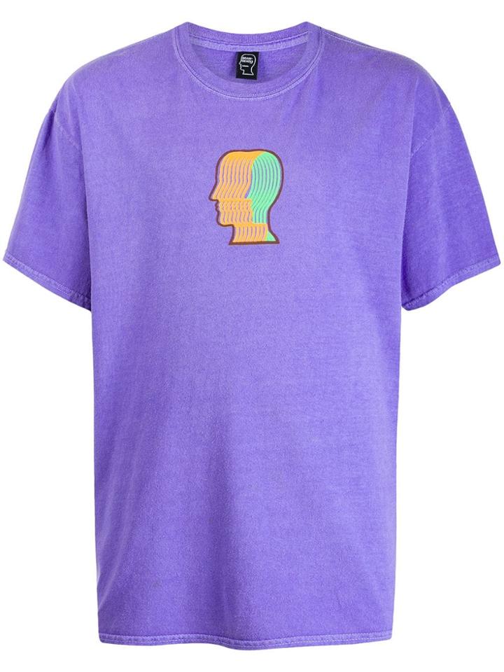 Brain Dead Graphic Print T-shirt - Purple