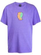 Brain Dead Graphic Print T-shirt - Purple