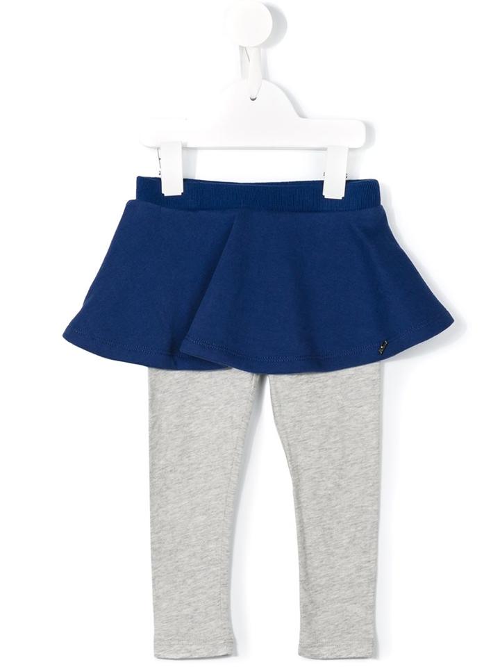 'planib' Skirt-layered Leggings, Toddler Girl's, Size: 18 Mth, Blue, Diesel Kids