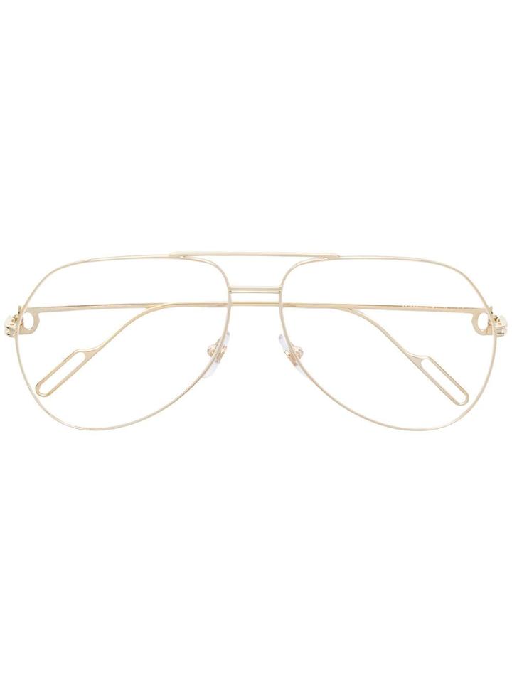 Cartier Aviator Glasses - Gold