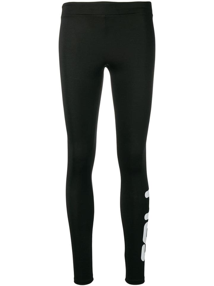 Fila Printed Logo Leggings - Black