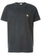 Paul Smith Jeans Embroidered Zebra T-shirt, Men's, Size: S, Grey, Cotton