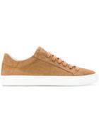 Hide & Jack Crocodile Embossed Essence Sneakers - Nude & Neutrals