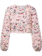 Huishan Zhang 'roseanne' Blouse, Women's, Size: 10, Pink, Silk/polyester