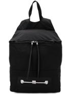 Rick Owens Drkshdw Drkshdw Leather-insert Backpack - Black
